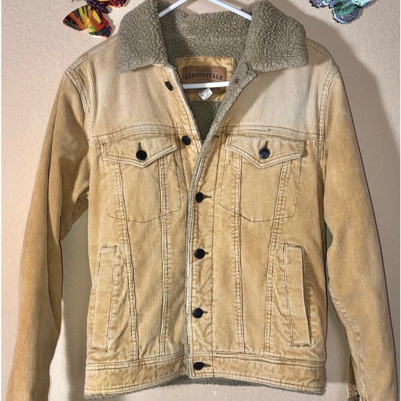 Aeropostale Vintage Styled Corduroy Sherpa Lined Jacket, XS, pre-owned, - Picture 1 of 16